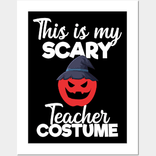 Halloween First Day Of School Teacher Saying Posters and Art